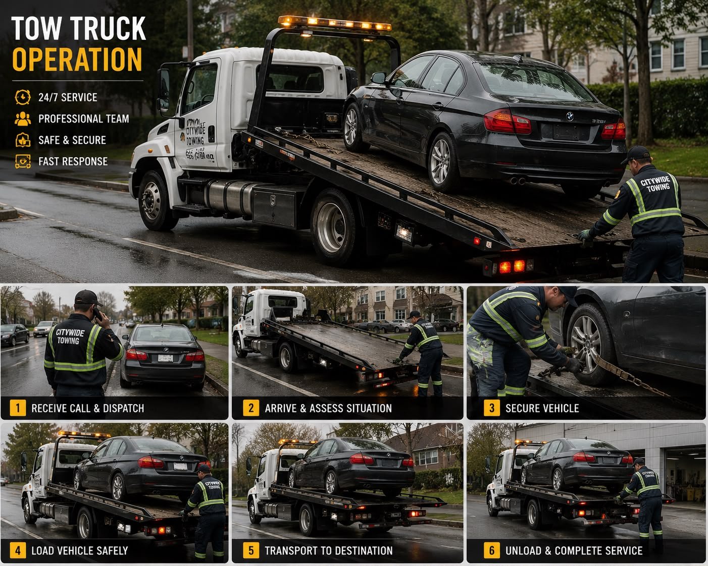 Tow Truck Operation